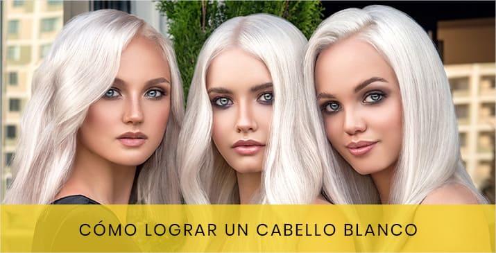 Cómo conseguir un cabello blanco de moda