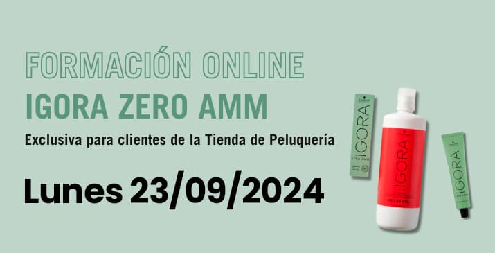 Formación Online GRATUÍTA IGORA ZERO AMM de Schwarzkopf
