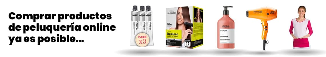 compra productos de peluquería que utilizan los profesionales en sus salones de belleza