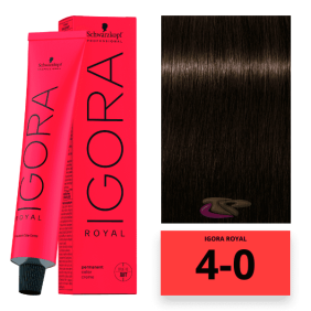 Schwarzkopf - Tinte Igora Royal 4/0 Castaño Medio 60 ml 