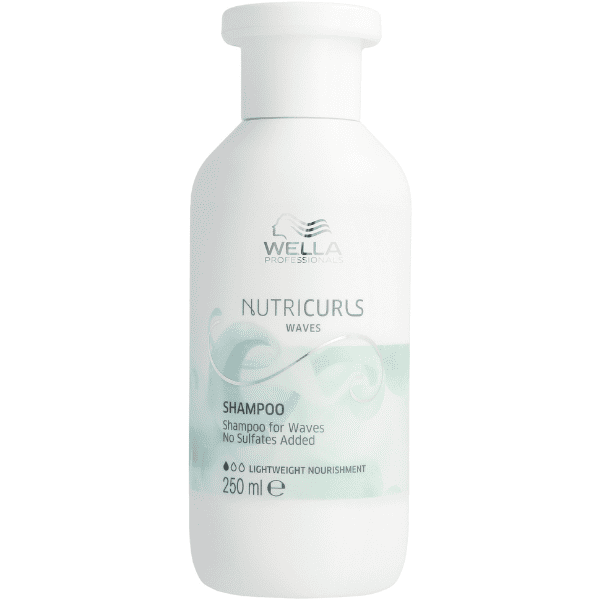 Wella - Champú sin sulfatos Nutricurls Waves para ondas 250 ml