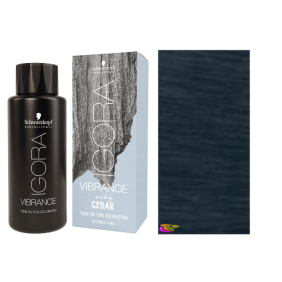 Schwarzkopf - Tinte Igora Vibrance 7-21 (Ashy Cedar) Rubio Medio Mate Ceniza 60 ml (semipermanente)