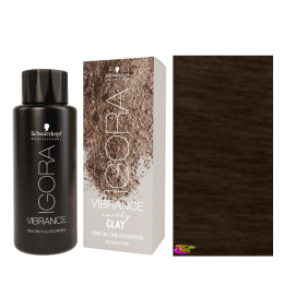 Schwarzkopf - Tinte Igora Vibrance 6-16 (Earthy Clay) Rubio Oscuro Ceniza Marrón 60 ml (semipermanente)