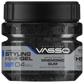 Vasso - Gel Fijador SIn Alcohol Fijación 04 STIFF 500 ml (06533)