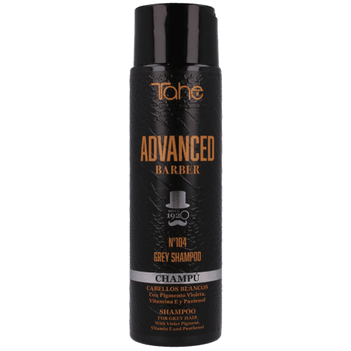 Tahe Advanced Barber - Champú Cabellos Blancos Nº104 GREY 300 ml