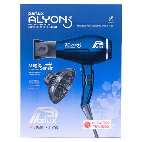 Parlux - Secador ALYON Azul Noche 2250 watios + Difusor Magic Sense