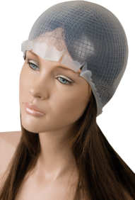 Eurostil - Gorro de silicona perforado con ganchillo talla L (06460)