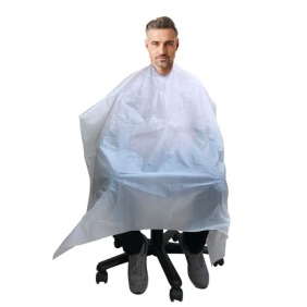 Mdm - Bolsa 50 uds capas desechables EXTRA LARGAS color BLANCO 110x130cm Galga 40 (para corte y tinte)