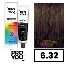 Revlon Proyou - Tinte THE COLOR MAKER 6.32 Rubio Oscuro Perlado 90 ml