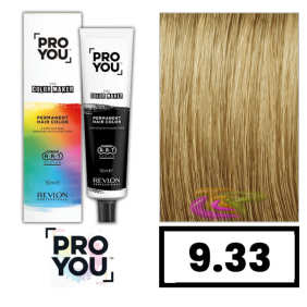 Revlon Proyou - Tinte THE COLOR MAKER 9.33 Rubio Muy Claro Dorado Intenso 90 ml