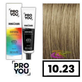 Revlon Proyou - Tinte THE COLOR MAKER 10.23 Rubio Platino Perlado 90 ml