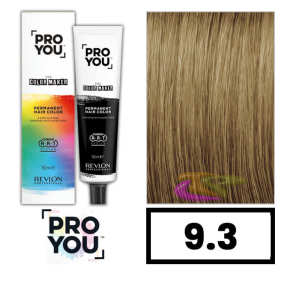 Revlon Proyou - Tinte THE COLOR MAKER 9.3 Rubio Muy Claro Dorado 90 ml