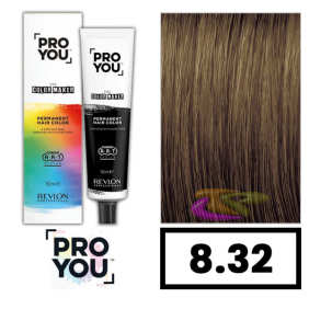 Revlon Proyou - Tinte THE COLOR MAKER 8.32 Rubio Claro Perlado 90 ml