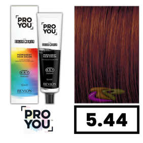 Revlon Proyou - Tinte THE COLOR MAKER 5.44 Castaño Claro Cobrizo Intenso 90 ml