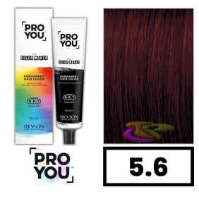 Revlon Proyou - Tinte THE COLOR MAKER 5.6 Castaño Claro Rojizo 90 ml