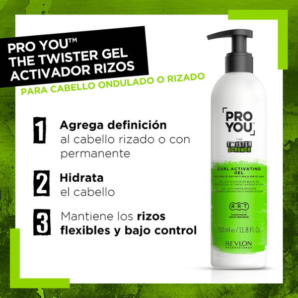 Revlon Proyou - SCRUNCH Activador de rizos THE TWISTER 350 ml