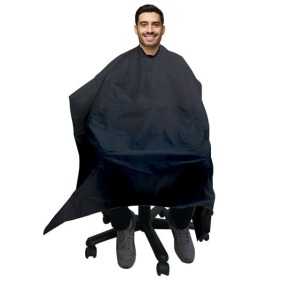 Mdm - Bolsa 50 uds capas desechables EXTRA LARGAS color NEGRO 110x130cm Galga 40 (para corte y tinte)