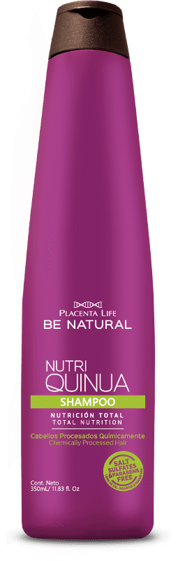 Be Natural - Champú NUTRI QUINUA cabellos procesados químicamente 350 ml