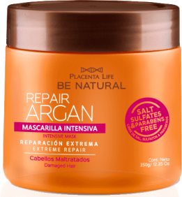 Be Natural - Mascarilla REPAIR ARGÁN cabellos maltrados 350 ml