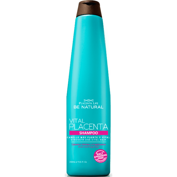 Be Natural - Champú VITAL PLACENTA cabellos débiles y con tendencia a la caída 350 ml