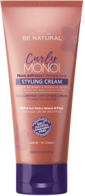 Be Natural - Crema Definidora CURLY MONOI cabellos con ondas o rizos 200 ml