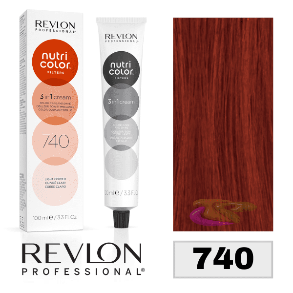 Revlon - NUTRI COLOR FILTERS Toning 740 Cobre Ligero 100 ml