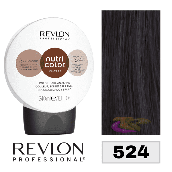 Revlon - NUTRI COLOR FILTERS Toning 524 Cobre Perla Marrón 240 ml