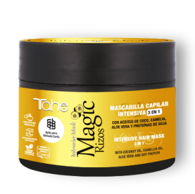 Tahe  - Mascarilla Capilar Intensiva 3 en 1 MAGIC RIZOS (Apto Método Curly) 300 ml