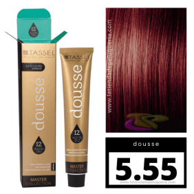 Tassel - Tinte DOUSSE Nº 5.55 CASTAÑO CLARO  ROJO INTENSO 100 ml (06845)