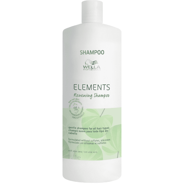 Wella - Champú ELEMENTS Renewing (Renovador) Sin Sulfatos y Sin Siliconas 1000 ml