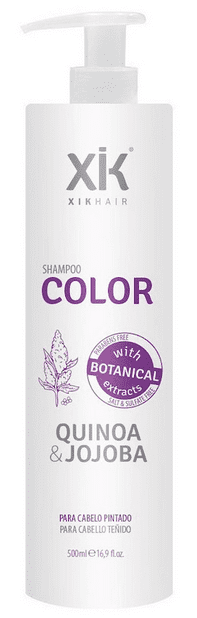 Xik Hair - Champú COLOR para cabellos teñidos (con Quinoa y Jojoba) (Natural - Vegano) 500 ml