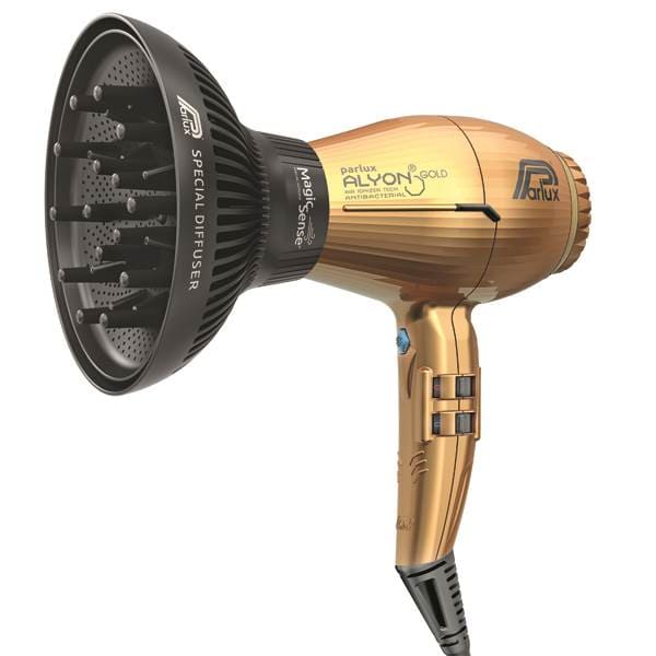Parlux - Secador ALYON Gold Edition 2250 watios + Difusor Magic Sense