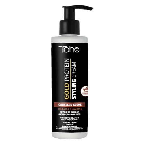 Tahe Gold Protein - Crema de Peinado Cabellos Secos 200 ml