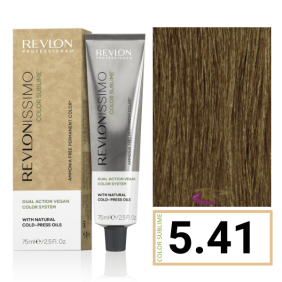 Revlon - Tinte Revlonissimo COLOR SUBLIME (sin amoniaco y vegano) 5.41 Castaño Claro Marrón Ceniza 75 ml