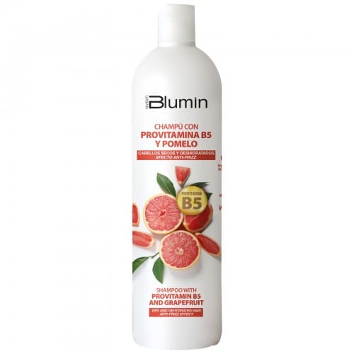 Blumin - Champú POMELO Y PROVITAMINA B5 (para cabellos secos y deshidratados) (Vegano) 1000 ml