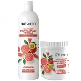 Blumin - Pack Oferta Pomelo y Provitamina B5 (para cabellos secos y deshidratados) (Champú 1000ml + Mascarilla 700ml) (...
