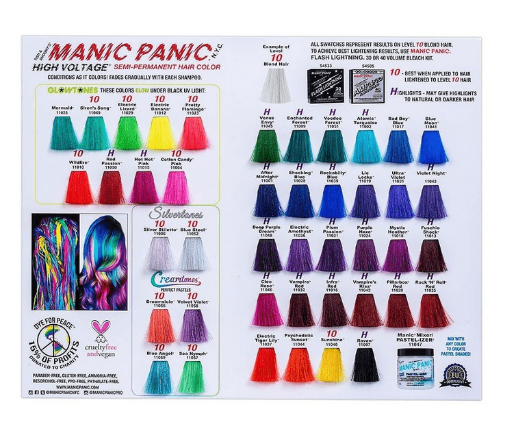 Manic Panic - Carta de Color