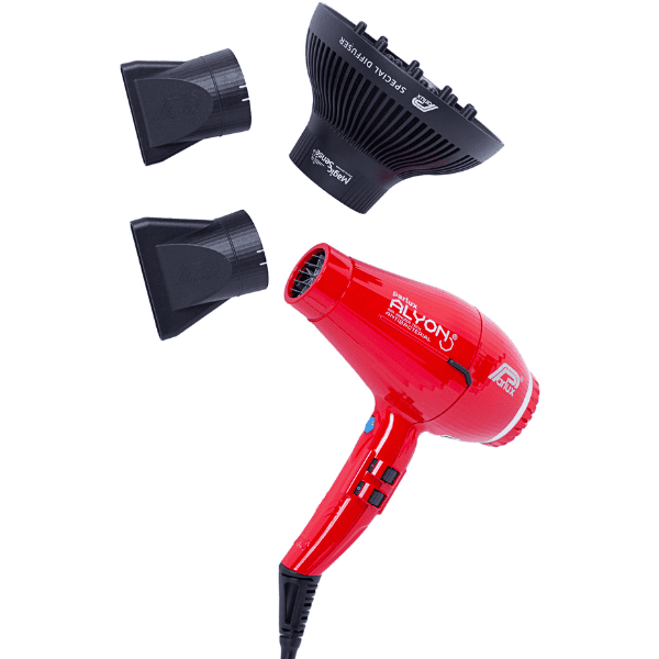 Parlux - Secador ALYON Rojo 2250 watios + Difusor Magic Sense