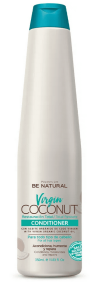 Be Natural - Acondicionador VIRGIN COCONUT restauración total 350 ml (Vegano)