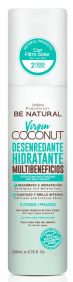 Be Natural - Bifase Desenredante VIRGIN COCONUT restauración total 200 ml (Vegano)
