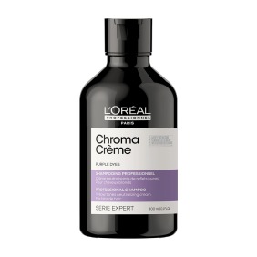 L`Oréal Serie Expert - Champú Chroma Crème VIOLETA (antiamarillo) 300 ml