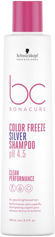 Schwarzkopf Bonacure - Champú pH 4.5 COLOR FREEZE Silver 250 ml