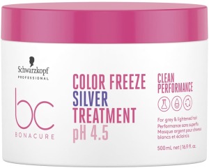 Schwarzkopf Bonacure - Mascarilla pH 4.5 COLOR FREEZE Silver 500 ml
