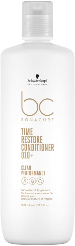 Schwarzkopf Bonacure - Acondicionador Q10+ TIME RESTORE 1000 ml