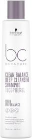 Schwarzkopf Bonacure - Champú Purificante CLEAN BALANCE DEEP CLEANSING (Tocopherol) (Eliminador de Residuos) 250 ml