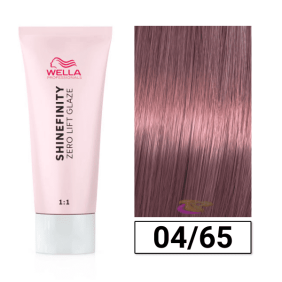 Wella - Coloración SHINEFINITY 04/65 Castaño Medio Violeta Caoba 60 ml