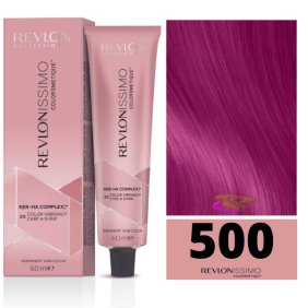 Revlon - Tinte Revlonissimo Pure Colors 500 Fucsia 60 ml (Ker-Ha Complex)