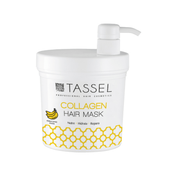 Tassel - Mascarilla Capilar COLÁGENO con Aroma de PLÁTANO 1000 ml (07639)