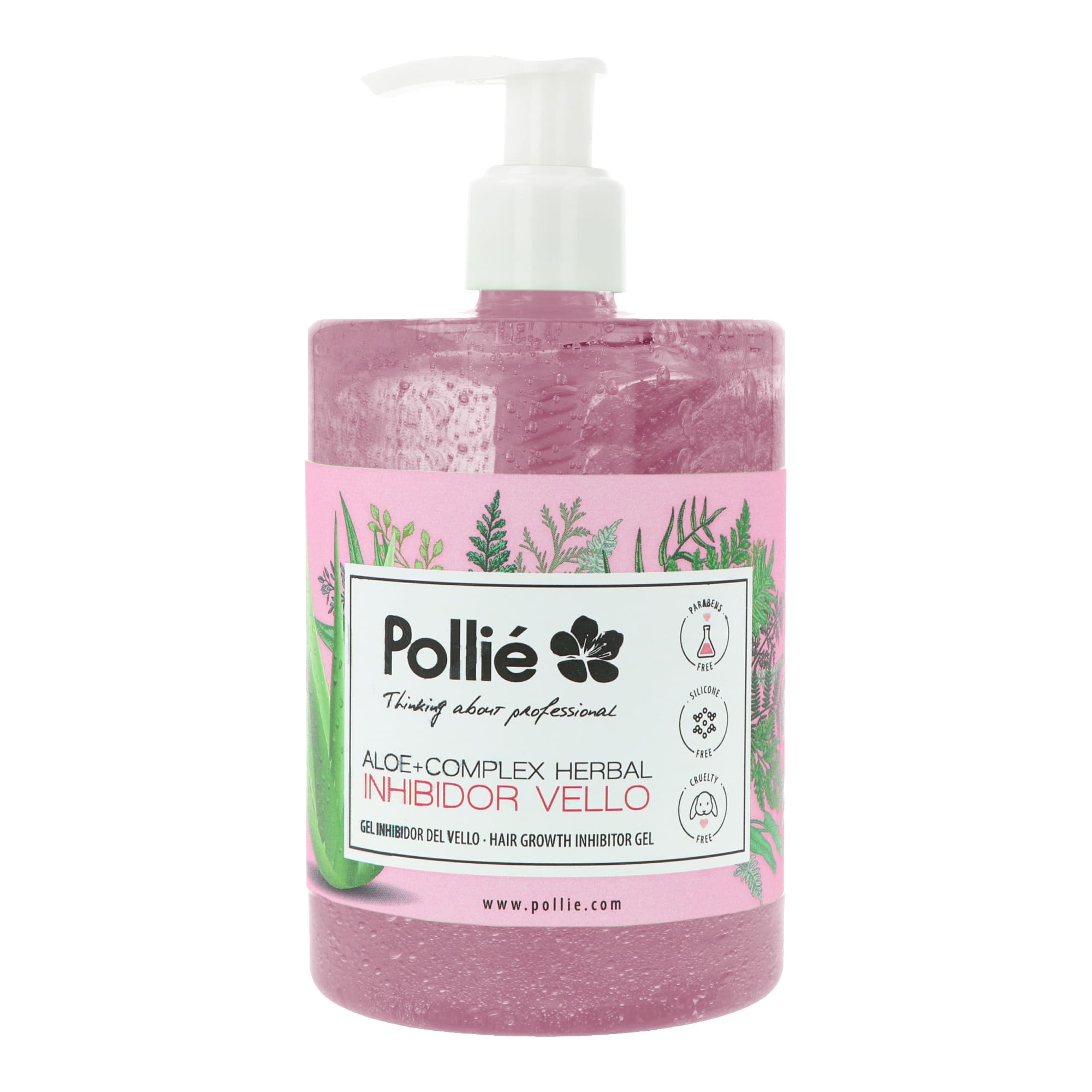 Pollié - Gel Post-Depilación Inhibidor del Vello 500 ml (07646)