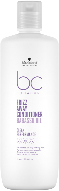 Schwarzkopf Bonacure - Acondicionador FRIZZ AWAY cabellos rebeldes 1000 ml